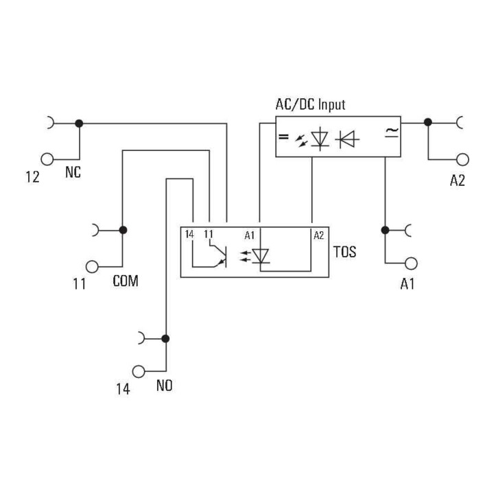 Weidmüller Optokoppler Termseries TOS 24VUC 24VDC2A
