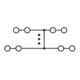 Weidmüller Potentialverteilerklemme 16x 1,5qmm PPV 4 BL 35 x 7,5 DGR
