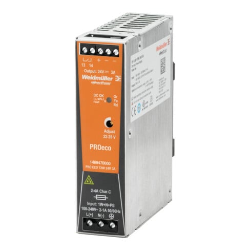 Weidmüller Schaltnetzgerät PRO ECO 72W 24V 3A