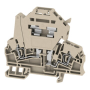 Weidmüller Sicherungsklemme 2,5qmm beige ZSI 2.5-4
