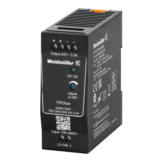 Weidmüller Stromversorgung PRO BAS 24V DC 2,5A 60W Schraubanschluss