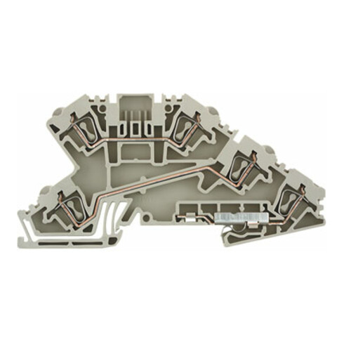 Weidmüller Verteilerklemme beige 2,5qmm ZDL 2.5 S/L/L/PE