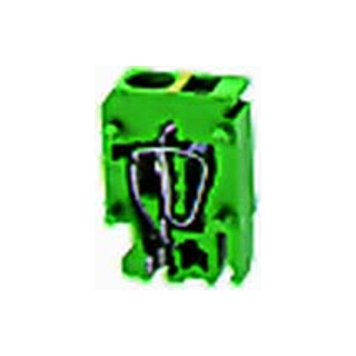 Weidmüller Barrette de distribution ZVL 1.5/PE GN/GE BED