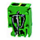 Weidmüller Barrette de distribution ZVL 1.5/PE GN/GE BED