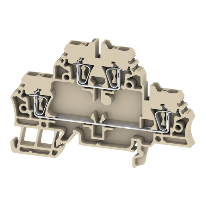 Weidmüller borne 2,5 mm² beige ZDK 2.5