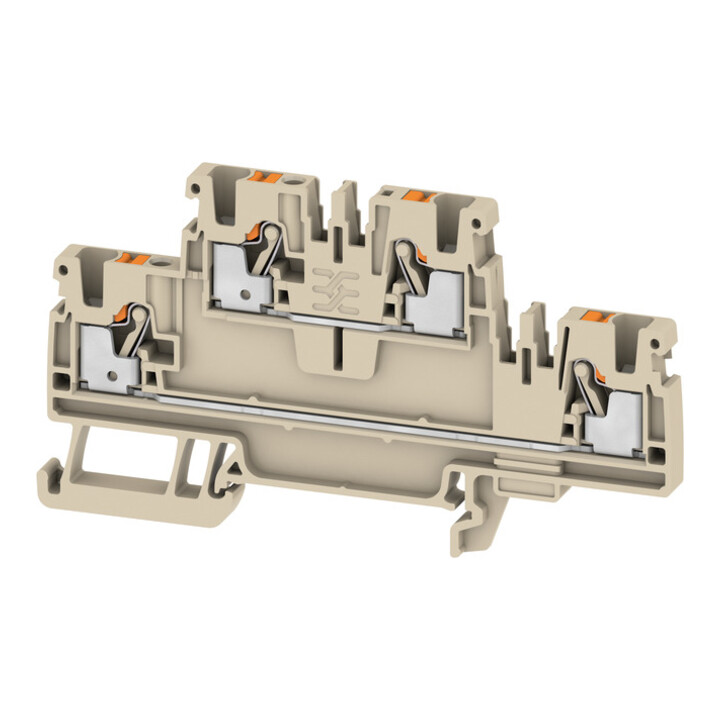 Weidmüller borne de passage 0,14-2,5 mm², beige A2T 2.5