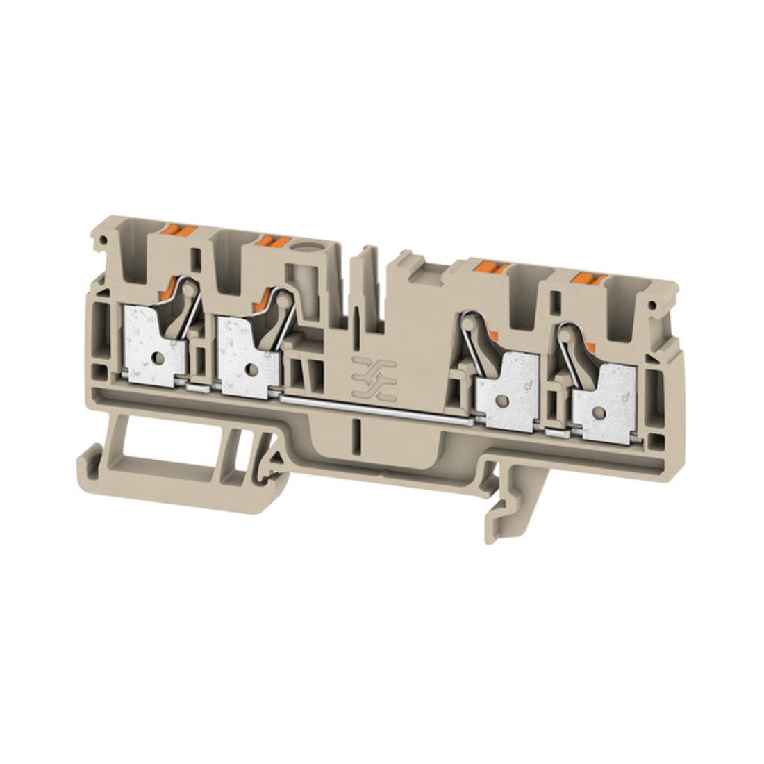 Weidmüller borne de passage 0,5-4,0 mm², beige A4C 4