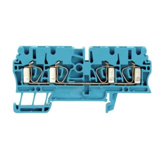 Weidmüller borne de passage 2,5 mm² bleu ZDU 2.5/4AN BL