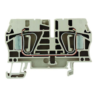 Weidmüller borne de passage 6 mm² beige ZDU 6