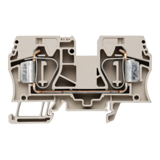 Weidmüller borne de passage beige 16 mm² ZDU 16