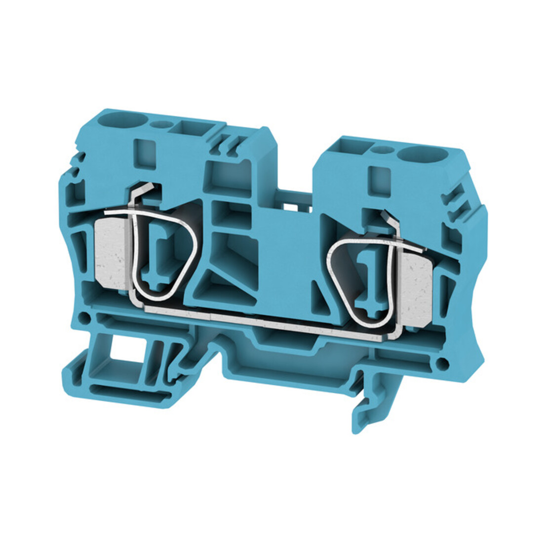 Weidmüller borne de passage bleue 10 mm² ZDU 10 BL