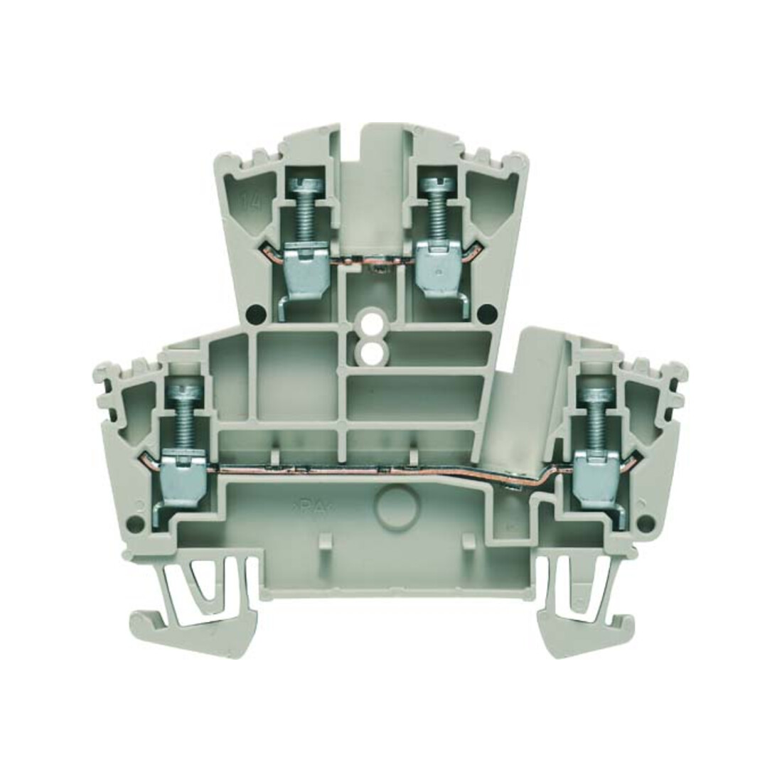 Weidmüller borne de passage longueur 69 mm WDK 2.5