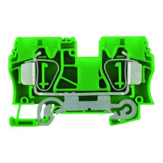 Weidmüller borne de terre 10 mm² verte ZPE 10
