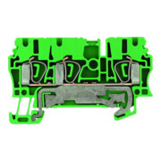 Weidmüller borne de terre 2,5 mm² vert/jaune ZPE 2.5/3AN-1