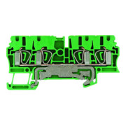 Weidmüller borne de terre 2,5 mm² vert/jaune ZPE 2.5/4AN-1