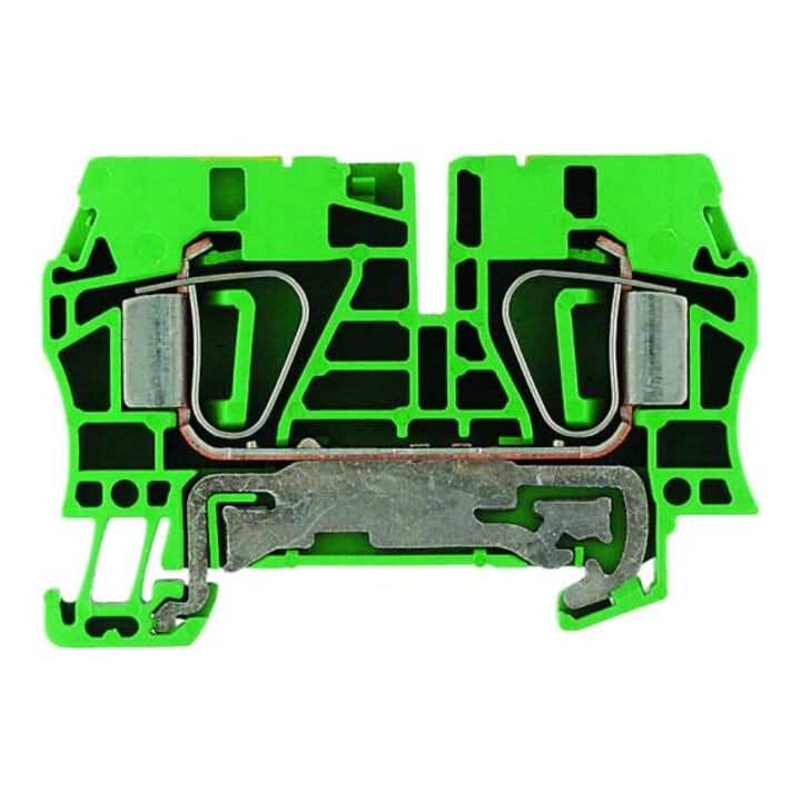 Weidmüller borne de terre 6 mm² vert ZPE 6