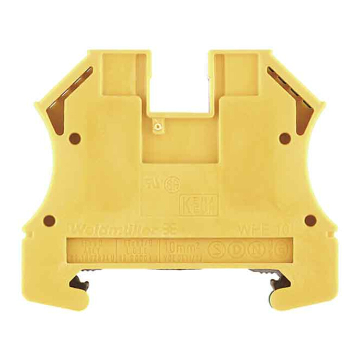 Weidmüller borne de terre 60x9,9x47mm WPE 10
