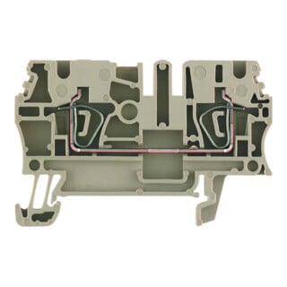 Weidmüller Bornes de passage beige ZDU 2.5