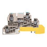 Weidmüller Bornier de distribution 90x6,1x49mm WDL 2.5/NT/L/PE-1