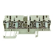 Weidmüller Bornier de passage 2,5 mm² beige ZDU 2.5/4AN-1