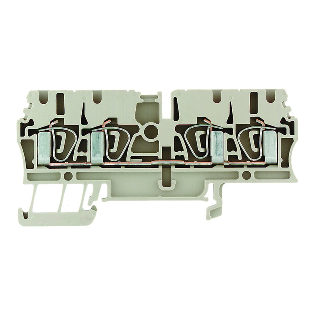 Weidmüller Bornier de passage 2,5 mm² beige ZDU 2.5/4AN