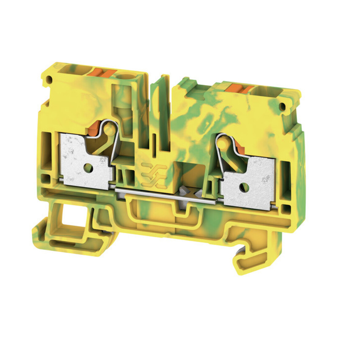 Weidmüller bornier de terre 6 mm², vert/jaune A2C 6 PE