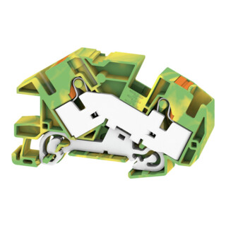 Weidmüller Bornier de terre à connexion PUSH IN 16 mm² AITB BB 2C PE