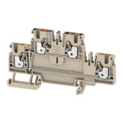 Weidmüller bornier traversant 0,14-2,5 mm², beige A2T 2.5 VL-1