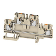 Weidmüller bornier traversant 0,14-2,5 mm², beige A2T 2.5 VL-3