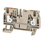 Weidmüller bornier traversant 0,5-4,0 mm², beige A2C 4-1