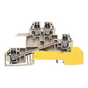 Weidmüller Borniers de distribution 84,5x6,1x49mm WDL 2.5/S/N/L/PE-1