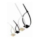 Weidmüller Colliers de câble 2,5 mm, PA66, 80N CB 98/2.5 NATUREL