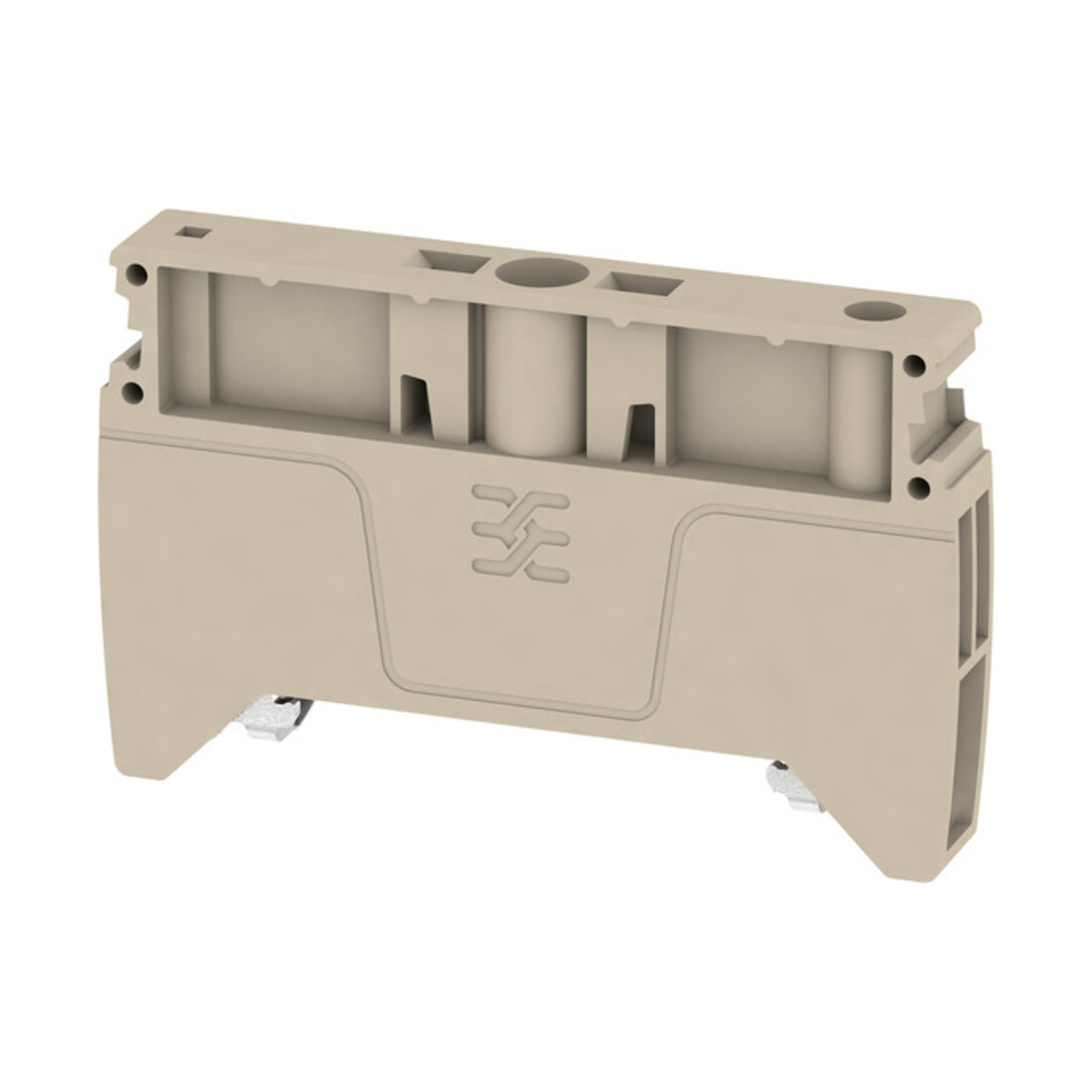 Weidmüller Équerre de fin beige AEB 35 SC/1