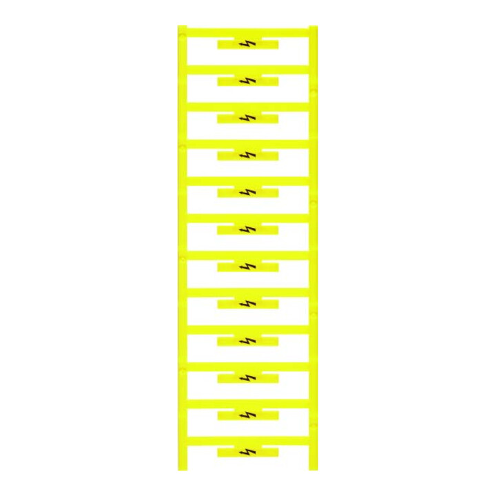 Weidmüller Marqueur de bornes jaune noir WAD 5 MC B GE/SW