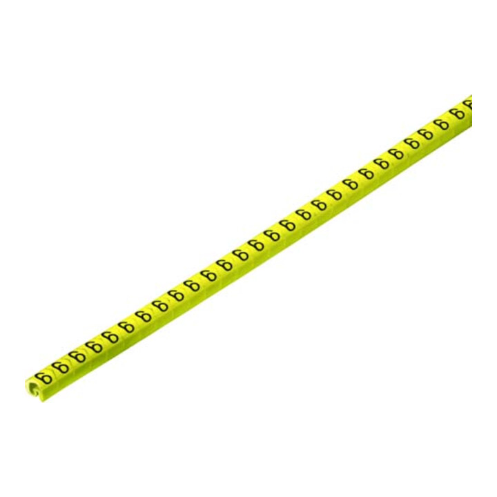 Weidmüller Marqueur de câble chiffre 6 jaune 0,5-1,5 CLI C02-3GE/SW CD
