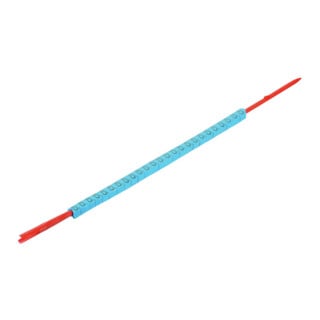 Weidmüller Marqueur de câble CLI R 02-3 BL/SW 6 avec pointe de montage