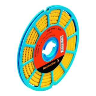 Weidmüller Marqueur d'échelle chiffre 4 jaune1, 5-4 CLI C1-3GE/SW CD