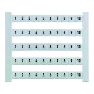 Weidmüller Marqueurs de bornes dekafix ws DEK 5 FWZ 1-10