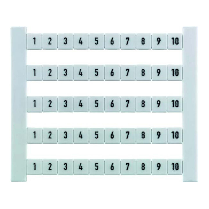 Weidmüller Marqueurs de bornes dekafix ws DEK 5 FWZ 1-10