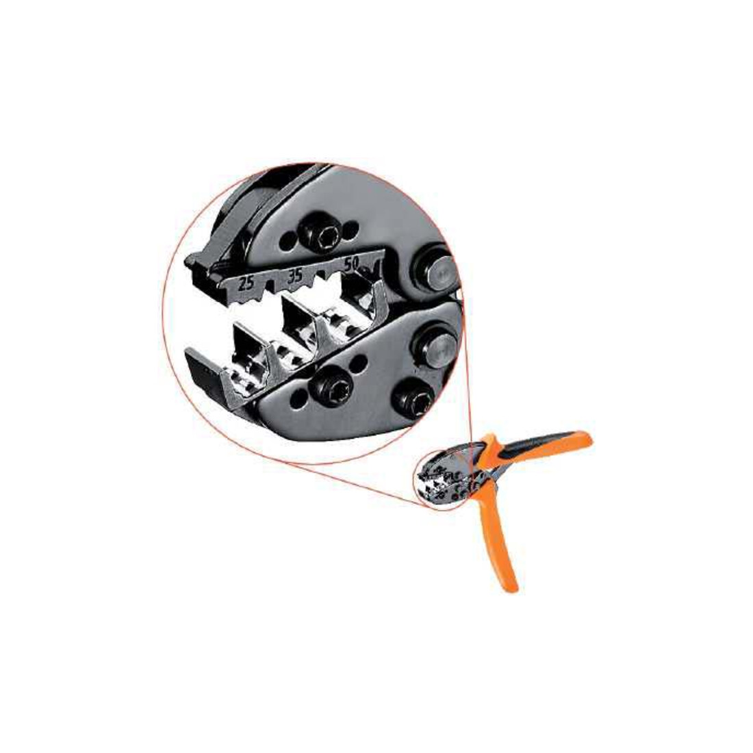 WEIDMÜLLER Pince à sertir pour embouts de câbles, Type: PZ50