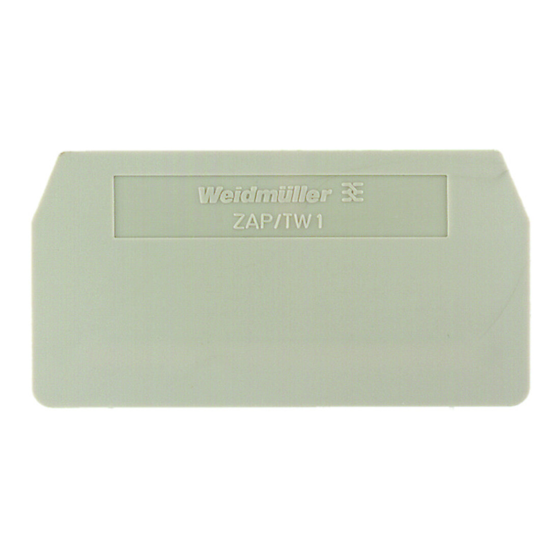 Weidmüller Plaque de fermeture 59,5x2x30,5mm ZAP/TW 1
