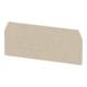 Weidmüller Plaque de fermeture 74x2,7x42,8mm ZAP/TW ZDU10