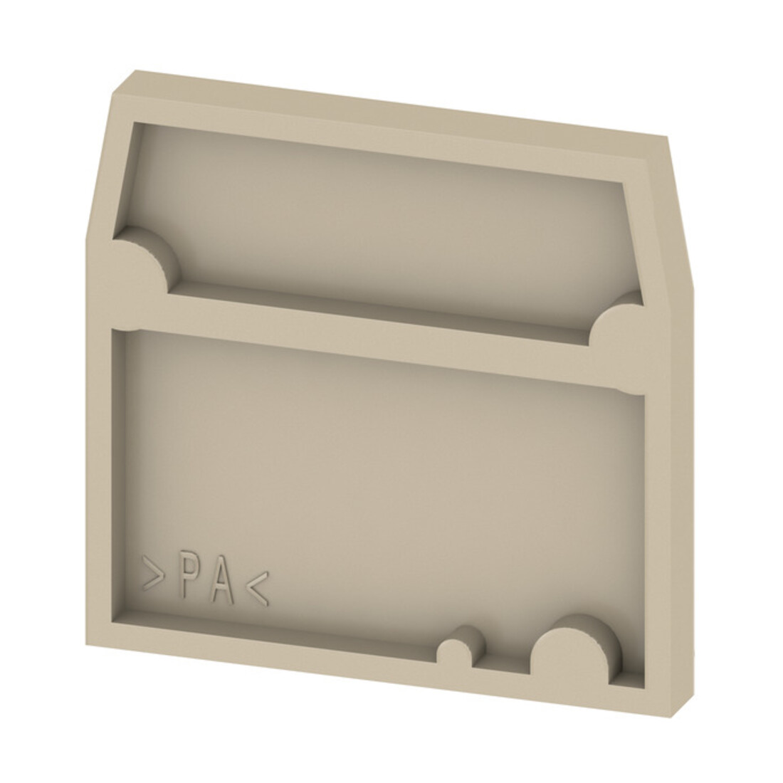 Weidmüller Plaque de fermeture AP AKZ2.5