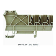 Weidmüller Plaque de fermeture ZAP/TW ZIA1.5/4L-1