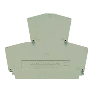 Weidmüller Plaque de finition 69x1,5x54,5mm WAP WDK2.5