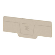 Weidmüller Plaque de finition beige AEP 4C 2.5-1