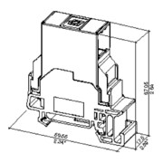 Weidmüller Rail DIN Outlet IE-TO-RJ45-FJ-A-4