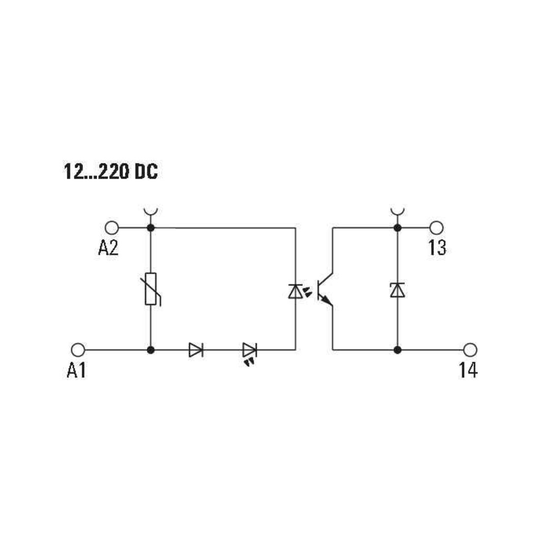 Weidmüller Relais à semi-conducteurs 5-48VDC 500mA TOP 24VDC/48VDC 0,5A