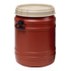 Weithalsfass 64l braun m.beigem Deckel m.2 Tragegriffen Einfüllöffnung-D.354mm-3