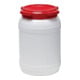 Weithalsfass weiß Deckel rot 20l D.274xH.418mm Einfüllöffnung-D.204mm-3
